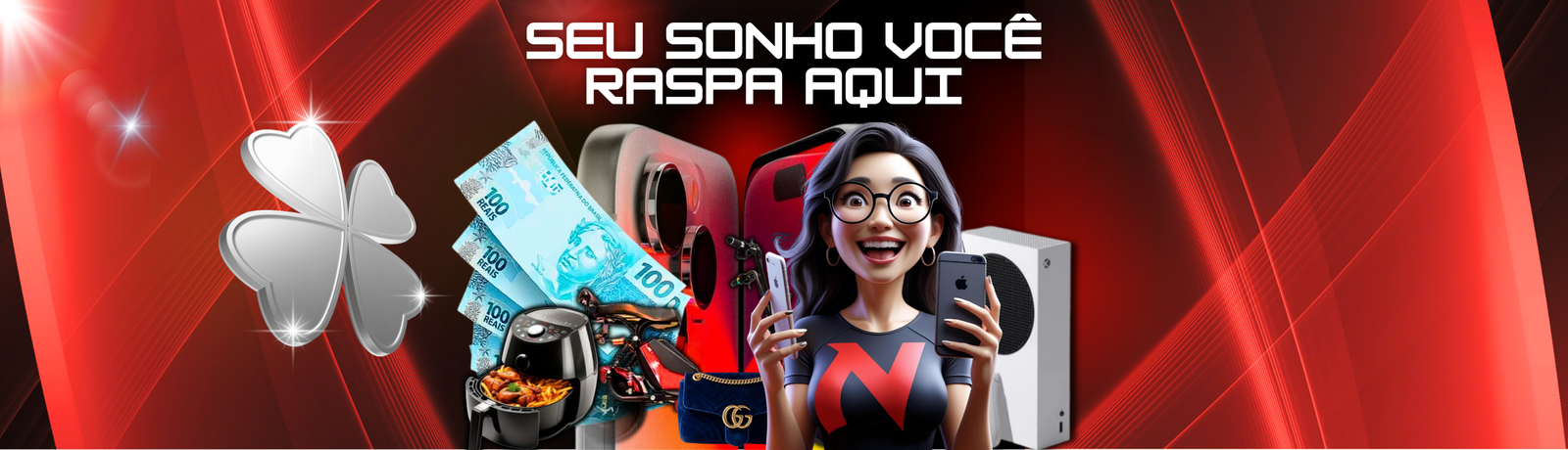 MEGA RASPADA BLACK 🖤💰 - R$10,00 - PRÊMIOS DE ATÉ R$20.000,00